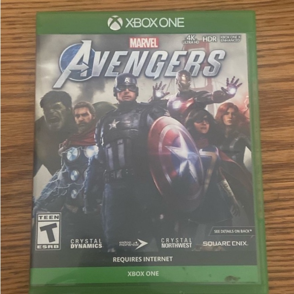 Marvel Green Avengers Video Game Xbox One